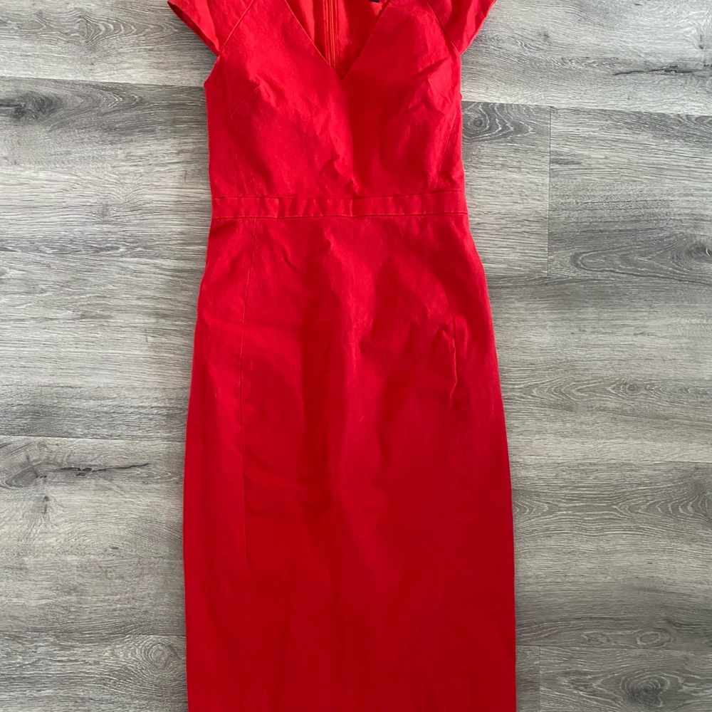Banana Republic red dress